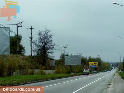 Билборд A в Запорожье Величара (Тюленіна), в строну моста Інженера Преображенського, ст.172 км фото 1