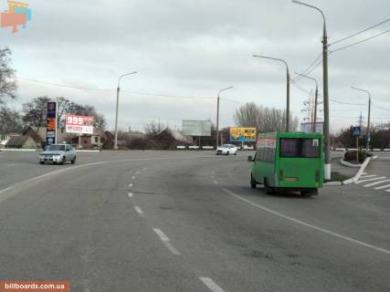 Билборд A в Запорожье вул.Українська, вул.Стефанова, біля ЗД фото 1