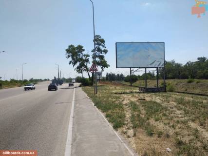 Билборд A в Запорожье, 6х3  о.Хортиця, в сторону Хортицького р-ну, зуп.трансп"Старий Дніпро", 169км+850 фото 1