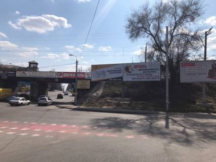 Білборд, Бігборд (Борд)  A у Запоріжжі вул.Величара (Тюленіна), пр.Металургів, поворот на мост Інженера Преображенського, лівий Фото 1