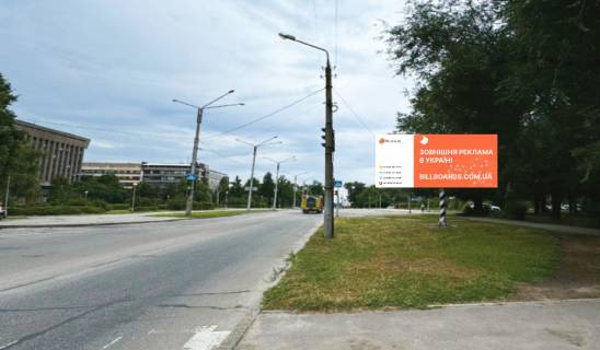 Билборд A в Запорожье, 6x3  вул. Незалежної України пл. Профспілок фото 1