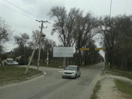 Билборд A в Запорожье, 3х6  Петра Сагайдачного вул. (Бородінська), вїзд на Великий Луг схема