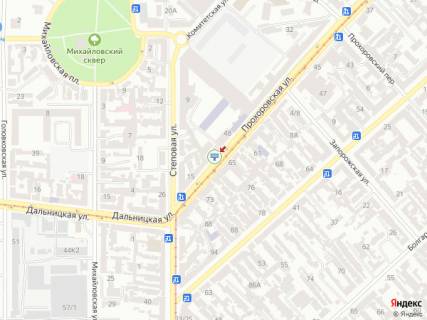 Билборд B в Одессе, 3х6  Прохорівська вул., 46 схема
