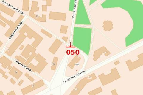 Билборд B в Одессе, 3х6  вул. Канатна - Донорська  вул. (Слєпньова),1-1 схема