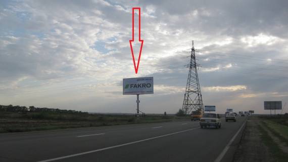 Билборд B в Одеських трасах, 3х6  пр-кт Ак. Глушко - Іллічівська дорога   - котеджне селище "Дайсберг" фото 1