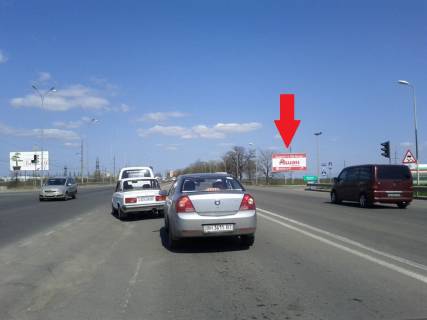 Билборд A в Одессе, 3х6  1 км Новониколаевской дороги (АЗС ВОГ) - поворот на ТЦ Суворовский фото 1