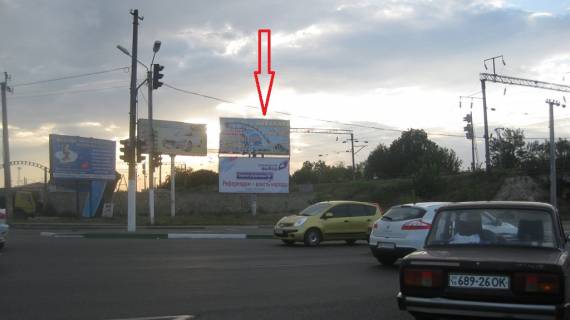 Билборд A в Одессе, 3х6  Одеса - Чорноморськ (залізничий переїзд) - Верхній фото 1