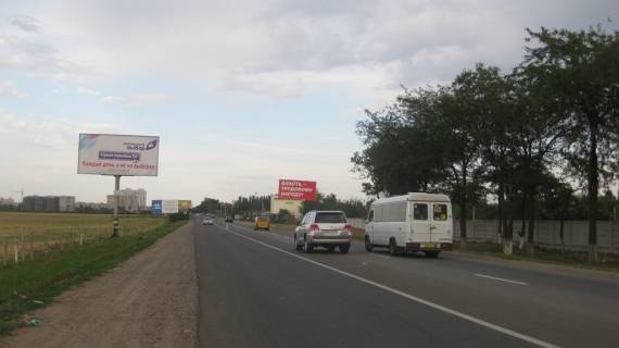 Billboard B in Odessa, 3х6  pr-kt Ak. Glusko - Illicivs'ka doroga   - ZK Rajduznij Photo 1