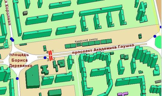 Призма A в Одессе, 3х6  Князя Ярослава Мудрого просп. (Академіка Глушка просп.) - Золотий дюк (призма права) - 531514 схема