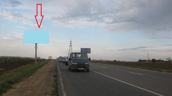 Билборд B в Одессе, 3х6  Князя Ярослава Мудрого просп. (Академіка Глушка просп.) - Іллічівська дорога   - котеджне селище "Хуторок" фото 1