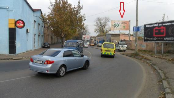 Билборд A в Одессе, 3х6  вул. Балківска,132 - Горбатий міст фото 1