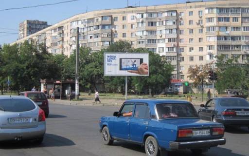 Билборд A в Одессе, 3х6  Палія Семена вул. (Дніпропетровська дор.), 78 вул., - Марсельськая  вул. фото 1