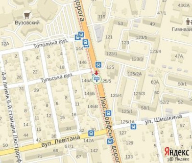 Prismatron, Prism A in Odessa, 3х6  Люстдорфськая дорога, 146а - Академіка Вернадського вул. (Тульська ) - 557027 scheme