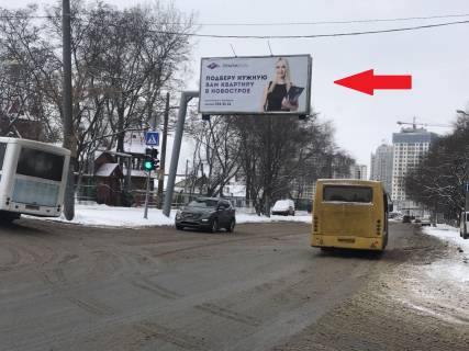Билборд B в Одессе, 248714  вул. Архітекторська, 61 - вул. Відважний (поворот на Царське селище) фото 1