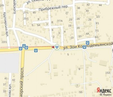 Билборд A в Одессе, 3х6  Мускатна вул. (Зої Космодем’янської). - 1й Проїзний пров. (ЖК "Совіньон", Таврія В, з міста) схема