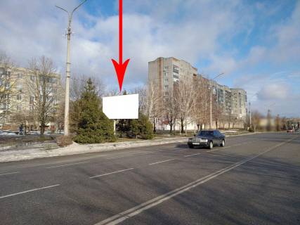 Билборд B в Никополе, 6х3  вул.Першотравнева, навпроти буд.№5, напрямок руху до  районної лікарні,  навпроти ТЦ 33 квадратних метри фото 1