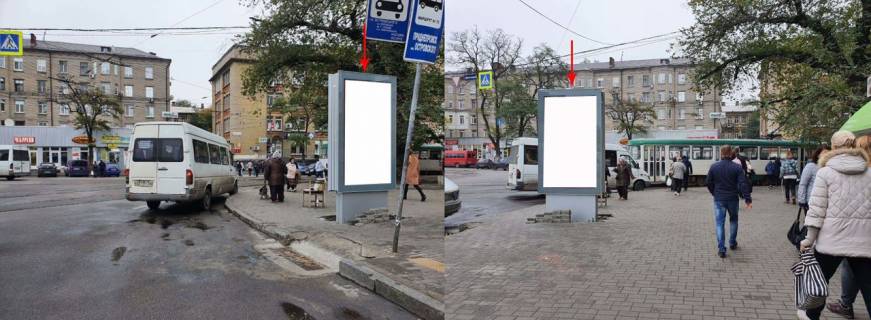 Ситилайт A в Днепр (Днепропетровск), X  пл. Старомостова (Миколи Островського) в районі буд. 1 фото 1