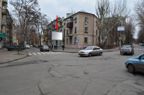 Бэклайт A в Днепр (Днепропетровск), 3.14х2.32  вул. С. Єфремова (Ворошилова) - пров. Є. Коновальця (Уріцкого) фото 1