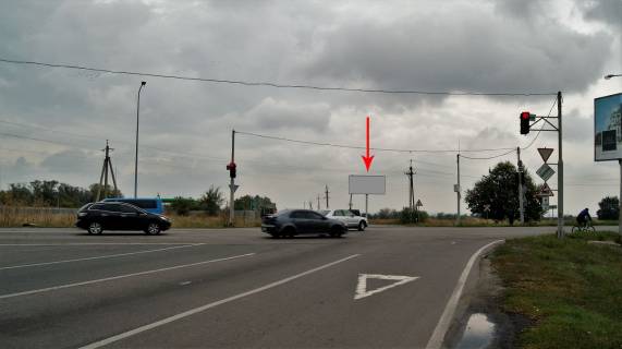 Билборд A в Днепр (Днепропетровск) s144А,вул. Яснополянская (АЗС ЮКОН, з аеропорту), біля світлофора фото 1