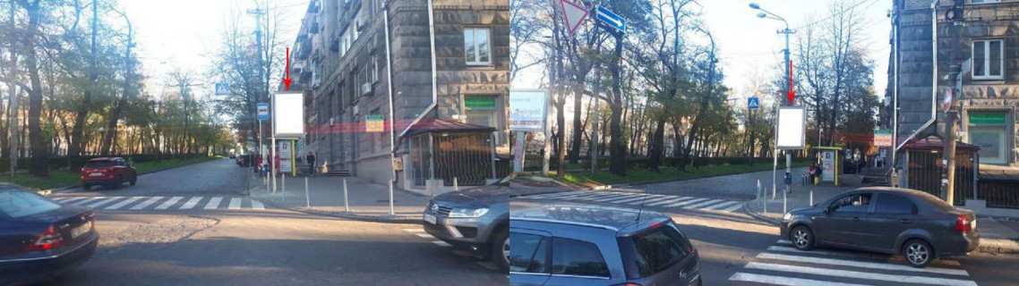 Ситилайт A в Днепр (Днепропетровск), 1.2х1.8  пр. Дмитра Яворницького (Карла Маркса) - вул. Гоголя фото 1