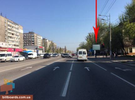 Скроллер A в Днепр (Днепропетровск) t125A6,Слобожанський (Газети Правда) пр.), 46, на зупинці, на світлофорі - 230027 фото 1