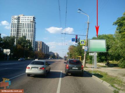 Бэклайт A в Днепр (Днепропетровск) t139A,вул. Набережна Перемоги, 51, на світлофорі, рух у бік центру фото 1