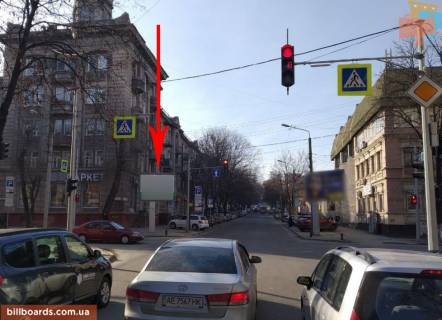Беклайт A у Дніпро (Дніпропетровськ) s009A,вул. Старокозацька (Комсомольська) - вул. М. Грушевського (К. Лібкнехта), біля світлофору Фото 1