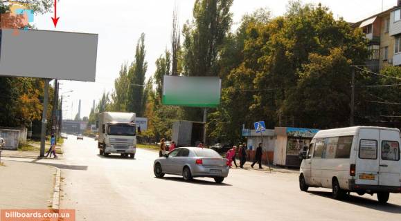 Билборд B в Днепр (Днепропетровск) s117Б,просп. П. Калнишевського (Косіора) - вул. Квітки Цісик (Гулі Корольової) (тупик маршруток, АТБ) фото 1