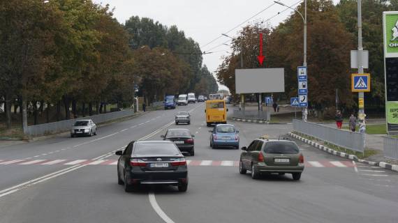 Билборд A в Днепр (Днепропетровск), 6х3  вул. Панікахи, біля АЗС, напрямок руху до ТЦ ЕПІЦЕНТР фото 1