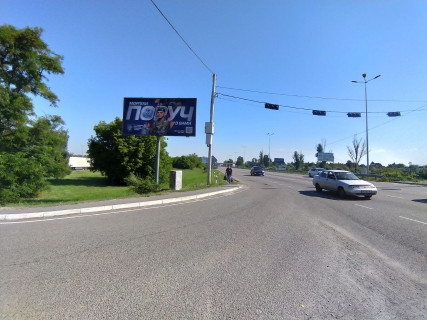 Billboard B in Pidgorodne, 6х3  prosp. Slobozans'kij (Gaz. Pravda), povorot na Metro, bila svitlofora Photo 2