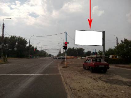 Билборд A в Каменское (Днепродзержинск) дз24А,бульв. Будівельників - просп. Металургів, напрямок до мостового переходу, біля світлофора фото 1