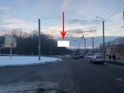Билборд A в Днепр (Днепропетровск) t097A1,вул. Панікахи проїзд Олександра Гальченка, розділовий трикутник, рух з центру фото 1