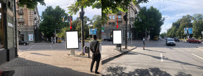 Citylight B in Dnipro (Dnipropetrovsk), 1.2х1.8  prosp. Dmitra Avornic'kogo, 53 A Photo 1