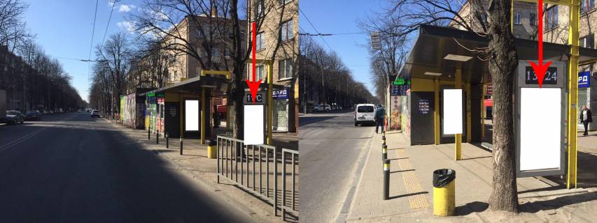 Ситилайт A в Днепр (Днепропетровск) Zdp027A1,Незалежності (Титова) вул., біля буд. 8, біля просп. Олександра Поля (Кірова) фото 1