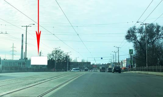 Билборд B в Запорожье, 6х3  Соборний просп., біля мосту через р. Мокра Московка фото 1