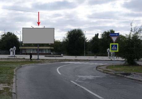 Billboard A in Dnipro (Dnipropetrovsk) 058A1,st. U. Kondratuka (Komunarivs'ka) - st. V. Diivs'ka (Br. Trofimovih), tupik stancij Metro Photo 1