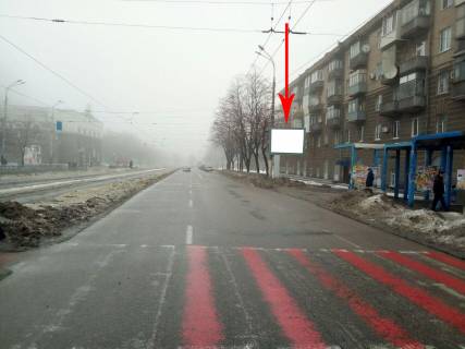 Бэклайт A в Днепр (Днепропетровск) t110A,вул. Робоча - вул. Театральна, напрямок до просп. Лесі Українки (Пушкіна) фото 1