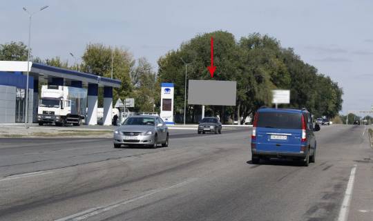 Билборд B в Днепр (Днепропетровск) s162Б,вул. Криворізьке шосе, біля АЗС, в'їзд у місто фото 1