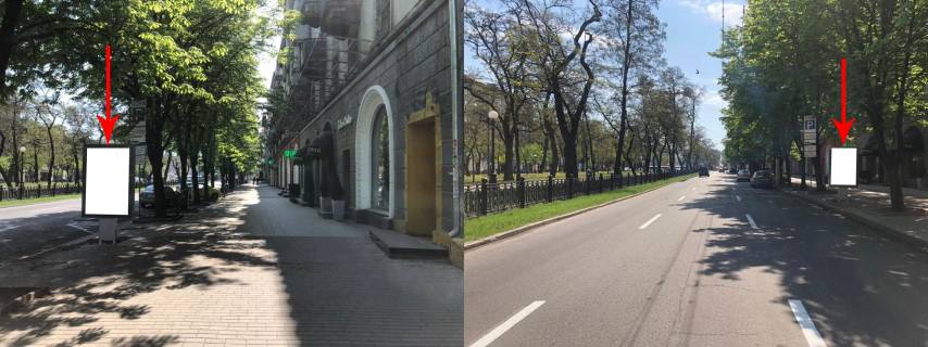 Ситилайт A в Днепр (Днепропетровск) t185А,просп. Дмитра Яворницького (Карла Маркса), 67, рух до вул.Короленка фото 1