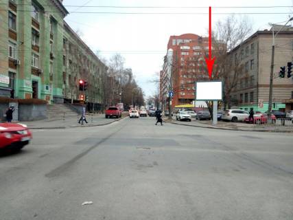 Бэклайт A в Днепр (Днепропетровск) t055A,вул. Європейська (Миронова)- вул. Князя В. Великого (Плеханова), біля світлофора, напрямок до Січеславська Набережна (кол. Набережна Леніна) фото 1