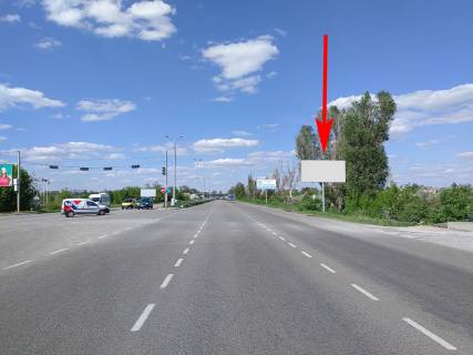 Білборд, Бігборд (Борд)  A у Дніпро (Дніпропетровськ), 6х3  просп. Слобожанський (Газ. Правда), поворот на Метро (2) Фото 1