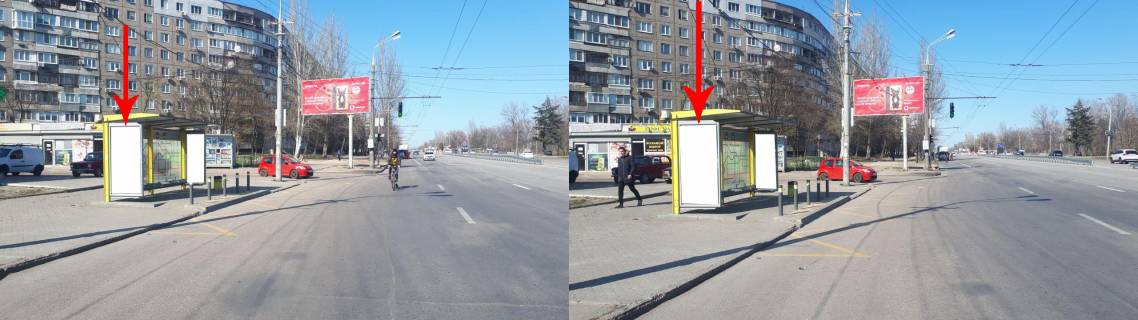 Citylight B in Dnipro (Dnipropetrovsk) Zdp015B2,Naberezna Peremogi st., bila bud. 102 D, pered kil'cevou rozv'azkou Photo 1
