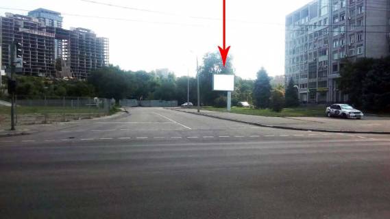 Билборд A в Днепр (Днепропетровск), 3.14х2.32  вул. Січеславська Набережна (Набережна Леніна) - вул. Ливарна фото 1