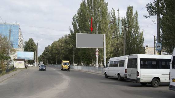 Білборд, Бігборд (Борд)  A у Дніпро (Дніпропетровськ), 6х3  пров. Парусний, 3, виїзд до набережної Заводської Фото 1