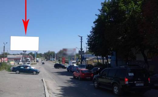 Билборд B в Каменское (Днепродзержинск) дз28Б,вул. Широка, навпроти магазину "RuDi", рух до авторинку фото 1