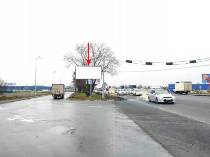 Білборд, Бігборд (Борд)  A у Першотравенська, 6х3  Автодорога М04 (Донецьке шосе) в'їзд до Епіцентру ( розподілювач) Фото 1