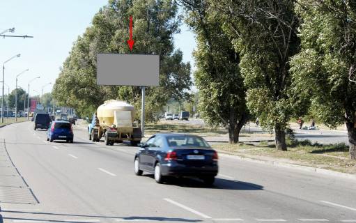 Билборд A в Днепр (Днепропетровск), 6х3  вул. Донецьке шосе, 7, в напрямку до Кайдацького мосту фото 1