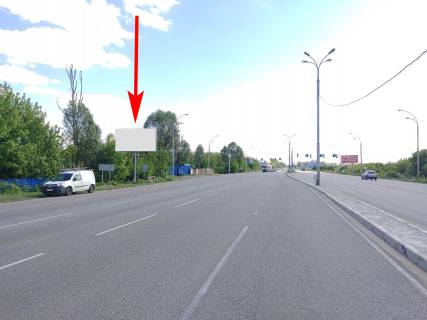 Билборд B в Днепр (Днепропетровск), 6х3  просп. Слобожанський (Газ. Правда), поворот на Метро, через дорогу, в'їзд у місто фото 1