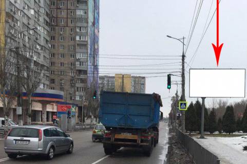 Билборд A в Днепр (Днепропетровск) t041A,вул. Сонячна Набережна (Маршала Малиновського), навпроти буд. 14, біля світлофора фото 1
