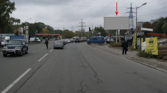 Білборд, Бігборд (Борд)  A у Дніпро (Дніпропетровськ) s155А,просп. Б. Хмельницького (Гер. Сталінграда) - вул. Шинна, біля світлофора Фото 1